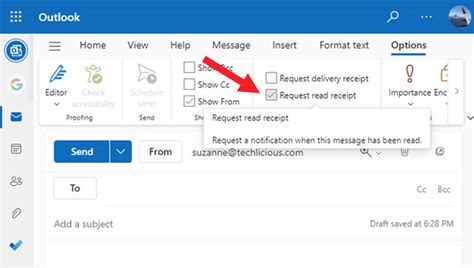 request read receipt outlook online 2018|How to Request a Read Receipt in Microsoft Outlook .